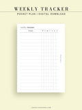 T118 | Weekly Habit and Goal Tracker