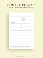N106 | Project Planner Template
