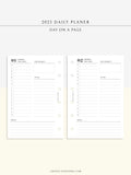 D111_C_2023 | 2023 Dated Daily Planner, Lined Layout, Day on a Page