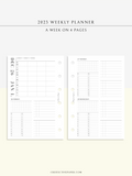 W117_2023 | 2023 Dated Weekly Planner, 24-hour Time Scheduler, WO4P