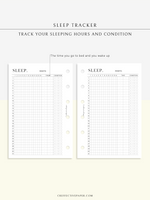 T132 | Monthly Sleep Tracker