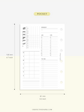 W116 | Weekly 24-hour Schedule Planner Template, WO4P