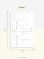 W117 | WO4P, Weekly 24-hour Schedule, To-do List Planner Template