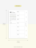 W108_01GX_WO2P_2023 | 2023 Dated Weekly Planner Inserts Printable Template