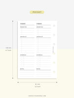 D101 | 2 Days on a Page, Daily Planner