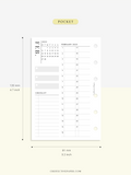 M113_V_2023 | 2023 Monthly Planner Printable (MO1P_Vertical)