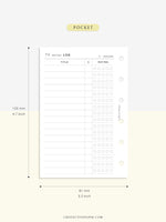 T121 | TV Series Tracker, Movie Journal, Entertainment Log Bundle