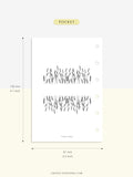 DA109 | Editable Title Dashboard & Cover Bundle, Botanical Template Printable