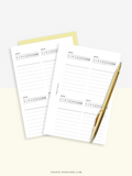 D116 | 4 Days on a Page, Daily Journal & Planner