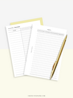 T128 | Monthly Goal & Habit Tracker, MO2P