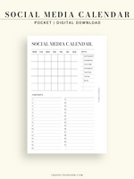 N131-4 | Social Media Calendar