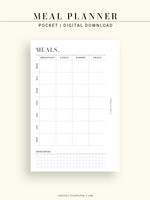 N121-4 | Meal Prep Plan Template, Groceries Shopping List