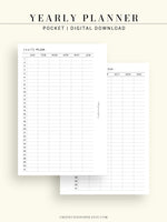Y101 | 31 Days Yearly Planner Printable