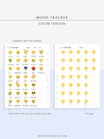 T116 | Monthly Emoji or Color Mood Tracker