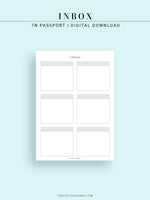 N108 | Inbox for Brain Dump and Functional Planning Pages