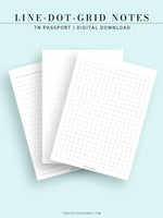 N101-3 | 5mm Line Dot Grid Notes