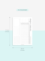 M115 | Monthly Project Timeline Template, Business Planner