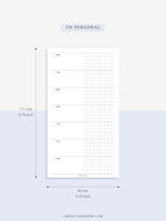 W110 | Week on 2 Pages, Weekly Planner & Tracker & Checklist