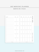 M114_2023 | 2023 Monthly Planner Printable Template (MO2P)