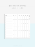 M114_2023 | 2023 Monthly Planner Printable Template (MO2P)