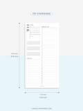 M113_V_2023 | 2023 Monthly Planner Printable (MO1P_Vertical)