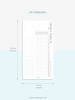 M115 | Monthly Project Timeline Template, Business Planner