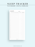 T132 | Monthly Sleep Tracker