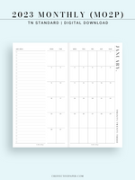 M114_2023 | 2023 Monthly Planner Printable Template (MO2P)