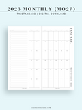 M114_2023 | 2023 Monthly Planner Printable Template (MO2P)