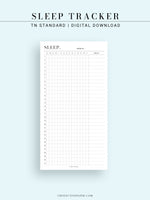 T122 | Monthly Sleep Tracker