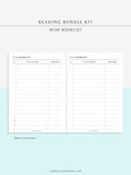 B102 | Book Review & Reading Journal Bundle Printable