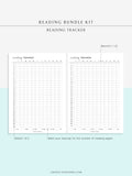 B102 | Book Review & Reading Journal Bundle Printable