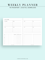 W121 | Weekly Planner, WO2P