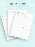 N122 | Wellness Journal Bundle, Mind Health Care Planner Set
