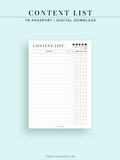 N131-2 | Contents List for Social Media