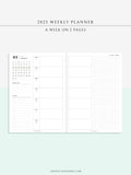 W108_01GX_WO2P_2023 | 2023 Dated Weekly Planner Inserts Printable Template
