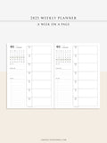 W108_01GX_WO1P_2023 | 2023 Dated Weekly Planner Inserts Printable Template