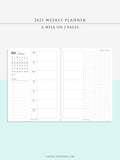 W108_01GX_WO2P_2023 | 2023 Dated Weekly Planner Inserts Printable Template