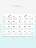 Y104_2023 | 2023 Calendar Planner Inserts Printable