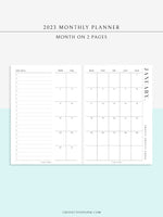 M114_2023 | 2023 Monthly Planner Printable Template (MO2P)