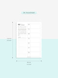 W108_01GX_WO2P_2023 | 2023 Dated Weekly Planner Inserts Printable Template