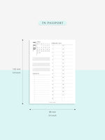 M113_V_2023 | 2023 Monthly Planner Printable (MO1P_Vertical)