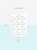 Y104_2023 | 2023 Calendar Planner Inserts Printable