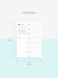 W108_01G_WO1P_2023 | 2023 Dated Weekly Planner Inserts Printable Template