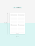 D116 | 4 Days on a Page, Daily Journal & Planner