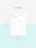 D111_DO1P | Day on a Page, Daily Planner Inserts Template