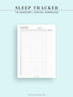 T122 | Monthly Sleep Tracker