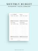 T106 | Monthly Budget Financial Planner