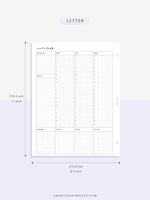 W102_V | Weekly Schedule Planner WO2P