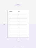 T108 | Weekly Meal Planner & Grocery Shopping List